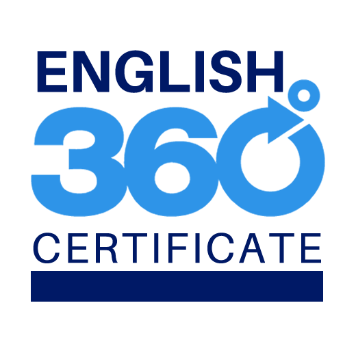 Logo de la certifiaction English 360° Certificate